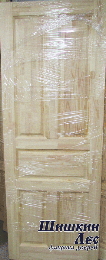 Межкомнатная дверь ПРЕСТИЖ упакованная в стретч-плёнку.