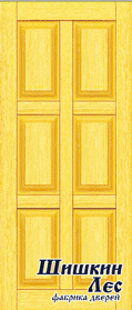 Межкомнатная дверь из массива сосны, Модель ВЛАДИМИР