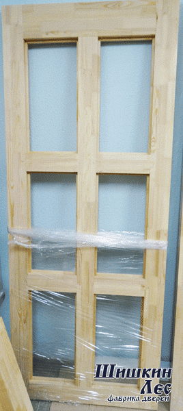 Фотография двери ВЛАДИМИР с ячейками под степлопакеты. Они устанавливаются на адресе.