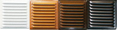 Различные цвета вентиляционной решетки для двери.