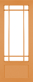 Схематичный вид дверного полотна ТЕРРАСА
