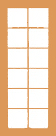 Схематичный вид дверного полотна ВЕРАНДА